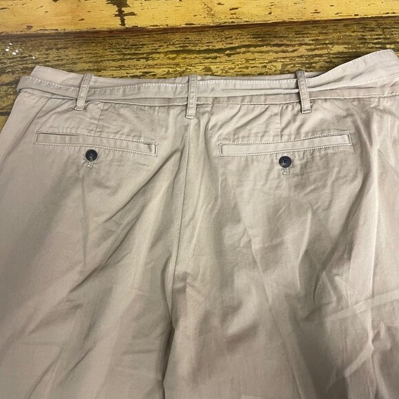 Everlane Easy Wide Leg Trench Pants Tan Sz 16 Belted Minimalist Organic Cotton - Picture 6 of 8